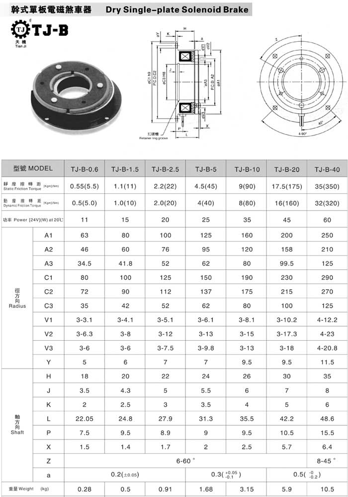 電磁制動器選型 電磁制動器選型